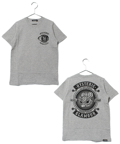 HYSTERIC MINI(ヒステリックミニ)の「HYSTERIC HOT ROD GLAMOUR Tシャツ(Tシャツ/カットソー・キッズ・ホワイト/グレー/ブラック・100/110/120)」の3枚目の写真