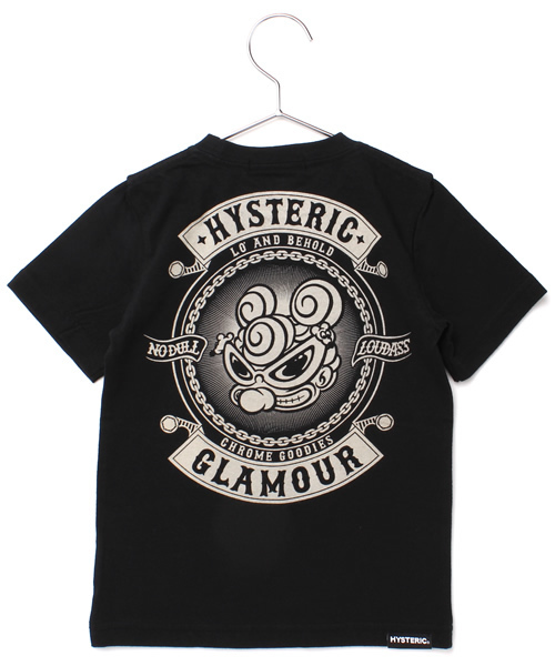 HYSTERIC MINI(ヒステリックミニ)の「HYSTERIC HOT ROD GLAMOUR Tシャツ(Tシャツ/カットソー・キッズ・ホワイト/グレー/ブラック・100/110/120)」の6枚目の写真