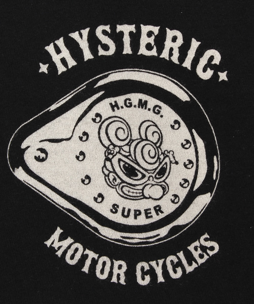 HYSTERIC MINI(ヒステリックミニ)の「HYSTERIC HOT ROD GLAMOUR Tシャツ(Tシャツ/カットソー・キッズ・ホワイト/グレー/ブラック・100/110/120)」の5枚目の写真