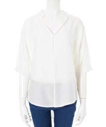 fifth | スキッパーカラーバックロングブラウス(シャツ/ブラウス)