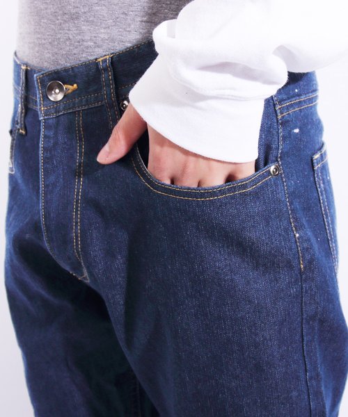 ８(eight)（エイト）の「デニム スキニー ジョガーパンツ（デニムパンツ・メンズ・ブラック/インディゴブルー/ブルー/ブルー系その他・MEDIUM/LARGE/X-LARGE）」の18枚目の写真