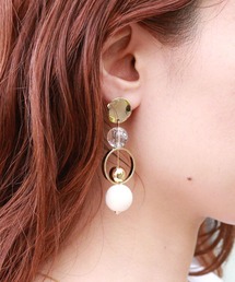 リングボールピアス