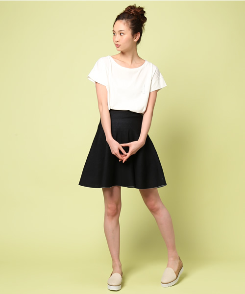 And A(アンドエー)の「リバーシブルニットスカート(スカート・レディース・グレー/ブルー/ネイビー・FREE)」の10枚目の写真