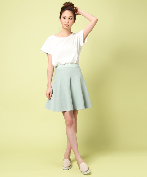 And A(アンドエー)の「リバーシブルニットスカート(スカート・レディース・グレー/ブルー/ネイビー・FREE)」の9枚目の写真