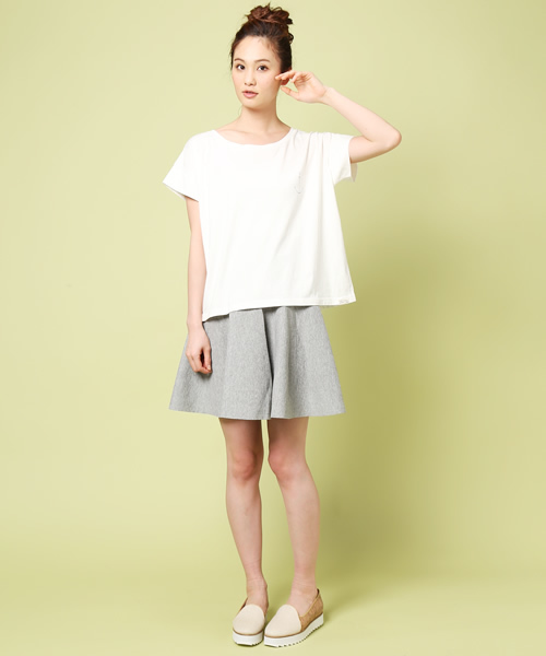 And A(アンドエー)の「リバーシブルニットスカート(スカート・レディース・グレー/ブルー/ネイビー・FREE)」の13枚目の写真