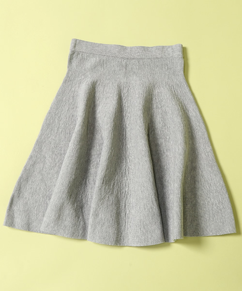 And A(アンドエー)の「リバーシブルニットスカート(スカート・レディース・グレー/ブルー/ネイビー・FREE)」の4枚目の写真