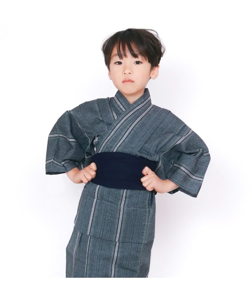 KYOETSU（キョウエツ）の「ボーイズしじら浴衣3点セット（浴衣