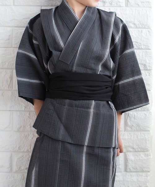KYOETSU(キョウエツ)の「ボーイズしじら浴衣3点セット(浴衣・キッズ・ブラック/ブラック系その他/ブラック系その他2/ブラック系その他3/ブラック系その他4/ブラック系その他5/グレー系その他3/ブルー系その他/ブルー系その他7/その他/その他2/その他3/その他4/ブルー系その他5/その他1/ブルー系その他6/ブルー系その他2/ブラック系その他6/ブルー系その他3/グレー系その他/グレー/グレー系その他2/ブラック系その他7/サックスブルー系6/サックスブルー系5/サックスブルー系2/サックスブルー系3/サックスブルー系4/サックスブルー系・110/120/150/130/140)」の11枚目の写真