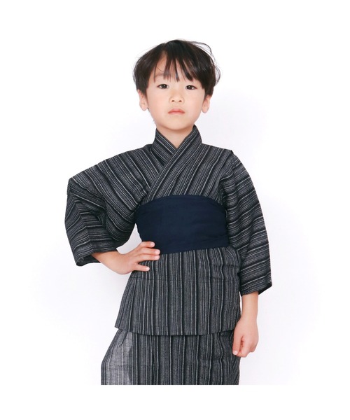 KYOETSU（キョウエツ）の「ボーイズしじら浴衣3点セット（浴衣