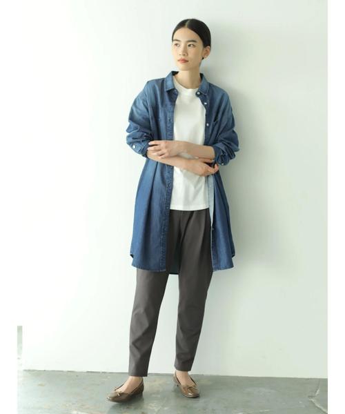 AMERICAN HOLIC(アメリカンホリック)の「カットテーパードパンツ(その他パンツ・レディース・ブラック/モカ・M/L)」の12枚目の写真