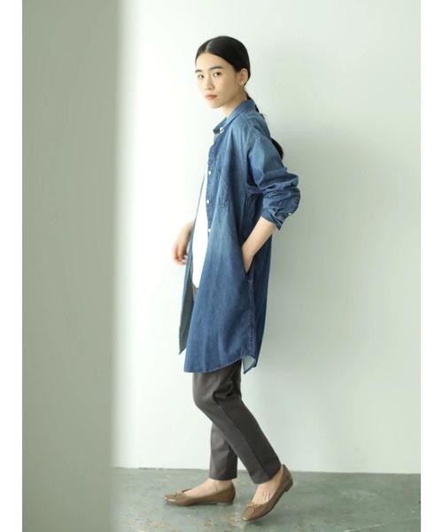 AMERICAN HOLIC(アメリカンホリック)の「カットテーパードパンツ(その他パンツ・レディース・ブラック/モカ・M/L)」の11枚目の写真