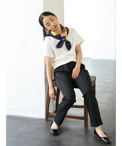 AMERICAN HOLIC(アメリカンホリック)の「カットテーパードパンツ(その他パンツ・レディース・ブラック/モカ・M/L)」の7枚目の写真