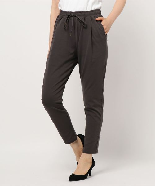 AMERICAN HOLIC(アメリカンホリック)の「カットテーパードパンツ(その他パンツ・レディース・ブラック/モカ・M/L)」の17枚目の写真