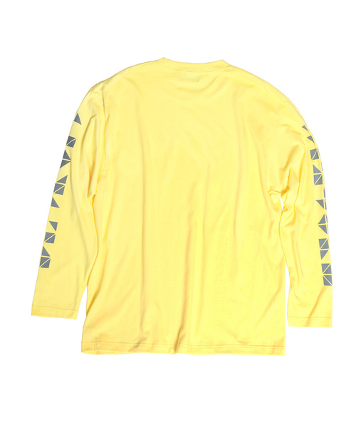 1/F(イチエフ)の「【1/F】プリントロングTシャツ DHH(Tシャツ/カットソー・メンズ・ホワイト/グリーン/イエロー・1/2)」の10枚目の写真