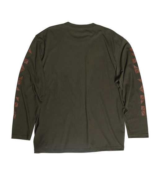 1/F(イチエフ)の「【1/F】プリントロングTシャツ DHH(Tシャツ/カットソー・メンズ・ホワイト/グリーン/イエロー・1/2)」の11枚目の写真