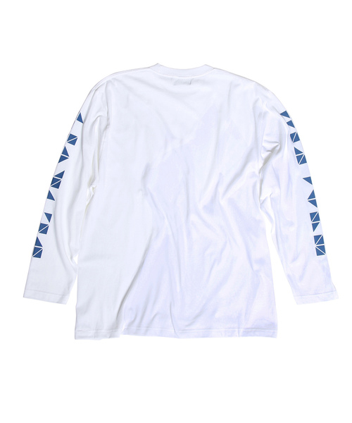 1/F(イチエフ)の「【1/F】プリントロングTシャツ DHH(Tシャツ/カットソー・メンズ・ホワイト/グリーン/イエロー・1/2)」の9枚目の写真