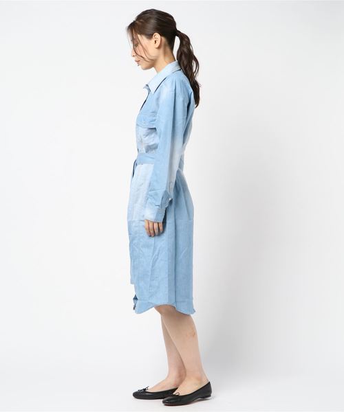 ROGER AND RAW（ロジャーアンドロウ）の「Roger&Raw/３WAYシャツOP（シャツ/ブラウス・レディース・サックスブルー・M）」の14枚目の写真