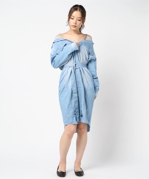 ROGER AND RAW（ロジャーアンドロウ）の「Roger&Raw/３WAYシャツOP（シャツ/ブラウス・レディース・サックスブルー・M）」の16枚目の写真