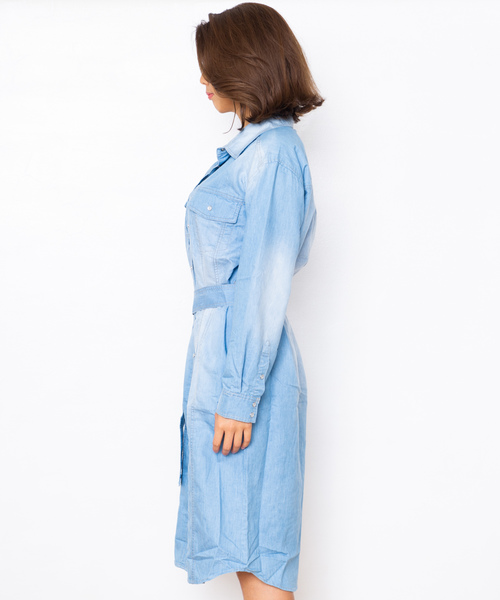 ROGER AND RAW（ロジャーアンドロウ）の「Roger&Raw/３WAYシャツOP（シャツ/ブラウス・レディース・サックスブルー・M）」の19枚目の写真