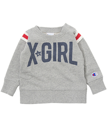 X-girl Stages | 【VERY(ベリー)11月号掲載商品】XGS Champion CREW NECK SWEAT LOGO (4T～7T)/ チャンピオン(スウェット)
