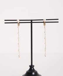 Cookie Chocolate | ロングパールイヤリング(イヤリング)