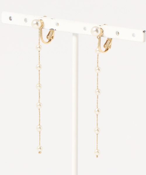 Cookie Chocolate（クッキーチョコレート）の「ロングパールイヤリング（イヤリング・レディース・ゴールド・FREE）」の7枚目の写真