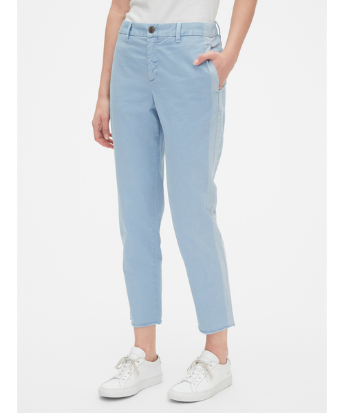 セール ローヘムサイドストライプ ガールフレンドチノ パンツ Gap ギャップ のファッション通販 Zozotown