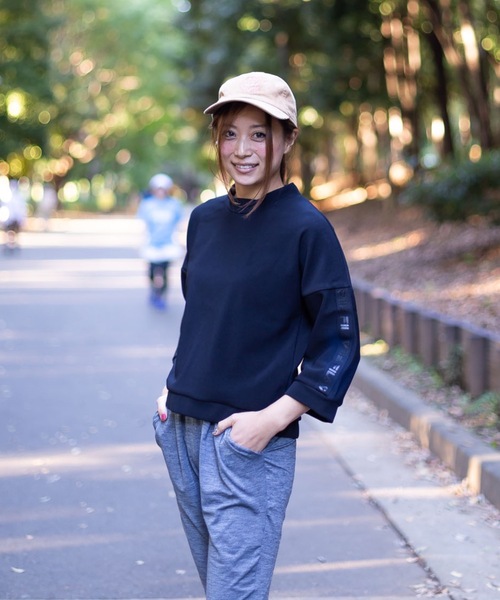 FILA（フィラ）の「【FILA:フィラ】水陸両用フィットネスパンツ / ヨガパンツ フィットネス ジム サルエル  トレーニング　お家ヨガ（その他パンツ・レディース・ホワイト/ネイビー/グレー・MEDIUM/LARGE/SMALL/X-LARGE）」の12枚目の写真