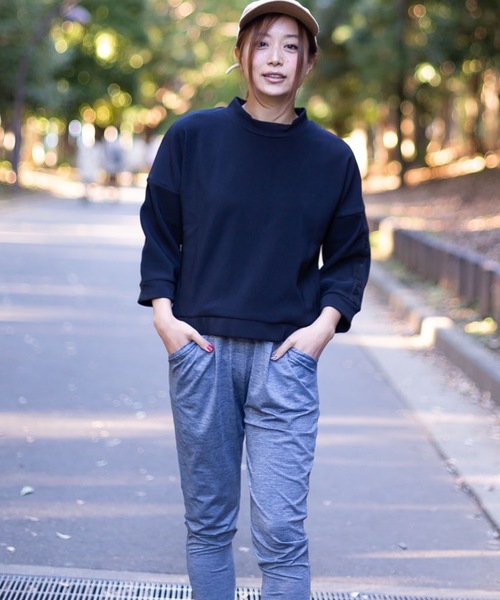 FILA（フィラ）の「【FILA:フィラ】水陸両用フィットネスパンツ / ヨガパンツ フィットネス ジム サルエル  トレーニング　お家ヨガ（その他パンツ・レディース・ホワイト/ネイビー/グレー・MEDIUM/LARGE/SMALL/X-LARGE）」の13枚目の写真