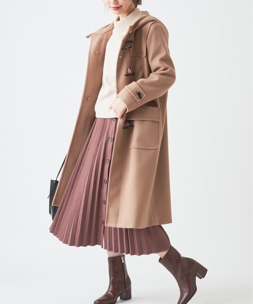 natural couture(ナチュラルクチュール)の「多釦デザインプリーツスカート(スカート・レディース・パープル/ブラウン/アイボリー/その他/ミント・FREE)」の12枚目の写真