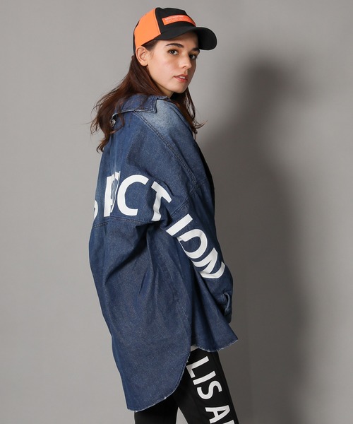 GALLIS ADDICTION（ガリスアディクション）の「GAデニムショルダーロゴモンスターシャツ（シャツ/ブラウス・メンズ・インディゴブルー/ケミカルウォッシュ・FREE）」の11枚目の写真
