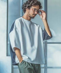 mt6355-Cardboard Knit Switch Big Cut sew カットソー(MADE IN JAPAN)