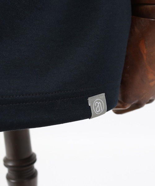 ANGENEHM（アンゲネーム）の「mt6355-Cardboard Knit Switch Big Cut sew カットソー(MADE IN JAPAN)（Tシャツ/カットソー・メンズ・ホワイト/ネイビー・M/L）」の16枚目の写真