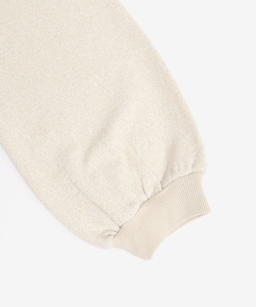 MAJESTIC LEGON（マジェスティックレゴン）の「デザインラメスウェット（スウェット・レディース・ベージュ/ピンク/ミント/モカ・MEDIUM）」の7枚目の写真