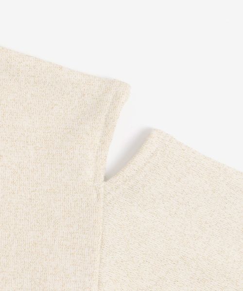 MAJESTIC LEGON（マジェスティックレゴン）の「デザインラメスウェット（スウェット・レディース・ベージュ/ピンク/ミント/モカ・MEDIUM）」の6枚目の写真