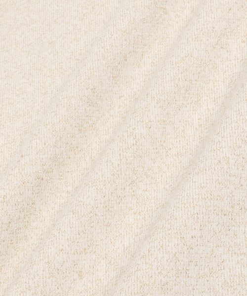 MAJESTIC LEGON（マジェスティックレゴン）の「デザインラメスウェット（スウェット・レディース・ベージュ/ピンク/ミント/モカ・MEDIUM）」の5枚目の写真