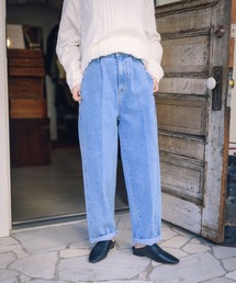 Libra Cue | Libra ハイウエストテーパードデニム(デニムパンツ)