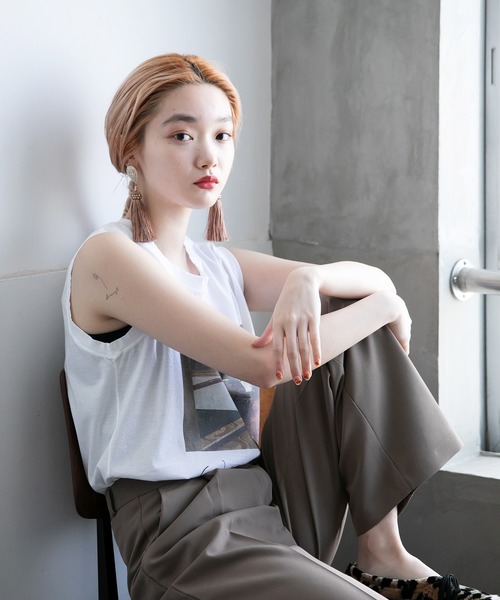 BOEMY（ボエミー）の「ヴィンテージ調 ドロップビーズ タッセルピアス / イヤリング（ピアス（両耳用）・レディース・ブラウン/カーキ/アイボリー/B/A/C・FREE）」の11枚目の写真