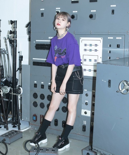 BAD BOY（バッドボーイ）の「BAD BOY/バッドボーイ オーバーサイズ プリントロゴTEE（Tシャツ/カットソー・メンズ・ホワイト/ブラック/ベージュ/ホワイト系その他/ブラック系その他/パープル系その他・M/L）」の12枚目の写真