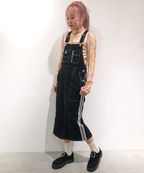 Candy Stripper（キャンディストリッパー）の「CANDY SHEER トップス（Tシャツ/カットソー・レディース・レオパード/ゼブラ/オレンジ/ブラック・2）」の18枚目の写真