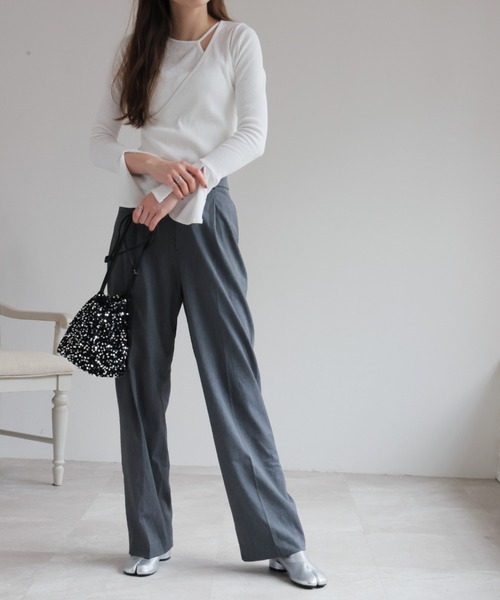 VIVIAN（ヴィヴィアン）の「足袋デザインストレッチショートブーツ タビブーツ（ブーツ・レディース・ブラック/ダークブラウン/アイボリー/シルバー・S/M/L/LL）」の13枚目の写真