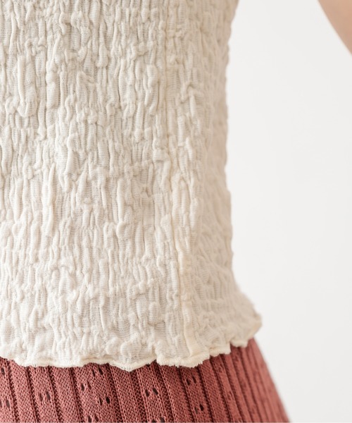 natural couture(ナチュラルクチュール)の「着回しぽこぽこアンサンブル(アンサンブル・レディース・ブラック/イエロー/モカ/アイボリー・FREE)」の10枚目の写真