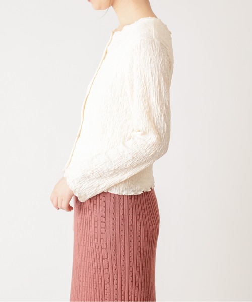 natural couture(ナチュラルクチュール)の「着回しぽこぽこアンサンブル(アンサンブル・レディース・ブラック/イエロー/モカ/アイボリー・FREE)」の13枚目の写真