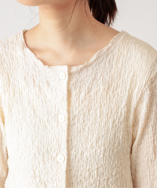 natural couture(ナチュラルクチュール)の「着回しぽこぽこアンサンブル(アンサンブル・レディース・ブラック/イエロー/モカ/アイボリー・FREE)」の22枚目の写真