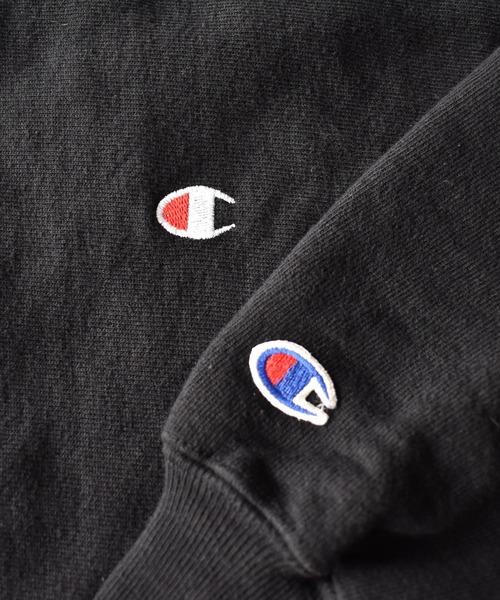 Champion（チャンピオン）の「【ヴィンテージ古着】Champion/チャンピオン リバースウィーヴ クルーネックスウェット USA製 ＜ボーイズサイズ＞（スウェット・メンズ・ブラック・LARGE）」の2枚目の写真