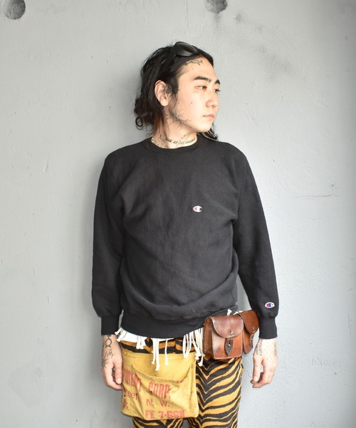 Champion（チャンピオン）の「【ヴィンテージ古着】Champion/チャンピオン リバースウィーヴ クルーネックスウェット USA製 ＜ボーイズサイズ＞（スウェット・メンズ・ブラック・LARGE）」の5枚目の写真