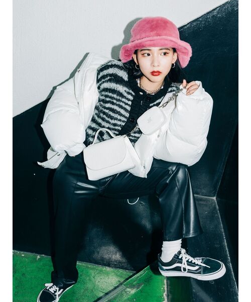 jouetie（ジュエティ）の「ミニ2WAYカーディガン（カーディガン/ボレロ・レディース・レッド/グリーン/その他1/その他2・MEDIUM）」の5枚目の写真