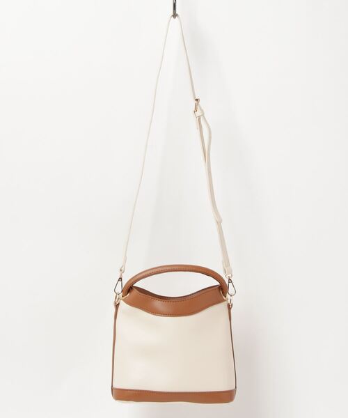 Aunt Marie's(アントマリーズ)の「【A4対応】【ショルダー取り外し可能】ワンハンドルミニバッグ/AUNT MARIE'S(ハンドバッグ・レディース・ベージュ/ブラック/ダークブラウン/ブラウン・FREE)」の16枚目の写真