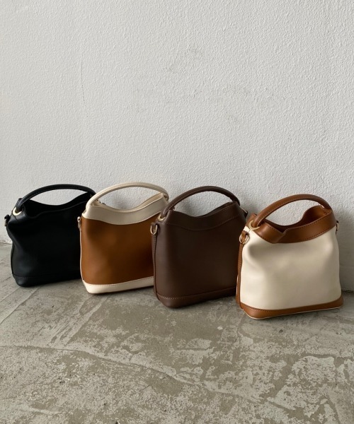 A4対応】【ショルダー取り外し可能】ワンハンドルミニバッグ/AUNT