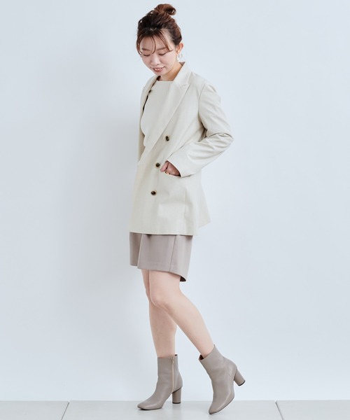 Munich（ミューニック）の「【Munich／ミューニック】double brested jacket（テーラードジャケット・レディース・オフホワイト/カーキ・SMALL）」の21枚目の写真